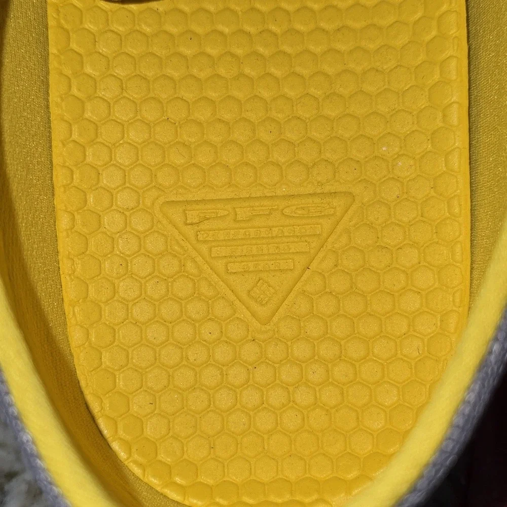 Columbia PFG Dorado CVO Blood N Guts Fishing Shoes Grey Steel Electron Yellow 14